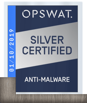 Anti-Malware silver certified
